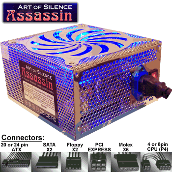 500 watt atx power supply - Powmax Assassin