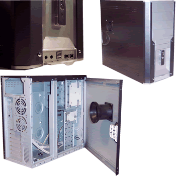 Black-and-silver-atx-computer-case-11-bays-front-usb-and-front-firewire-panel-latch-accepts-atx-power-supplies-amd-and-p4-compatible