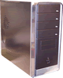 Black ATX Computer Case -  7654-47CB
