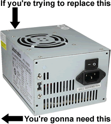 Lotustronics Macron ATX-350SD MPT-350 Power Supply