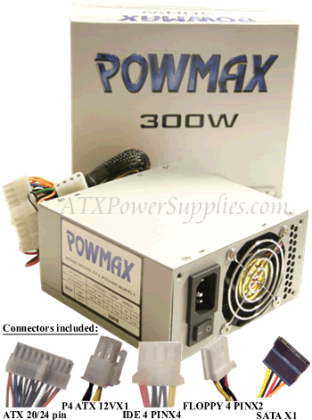 Micro ATX Power Supply - Powmax 300 Watt