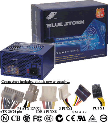 FSP AX500-A 500 Watt ATX Power Supply
