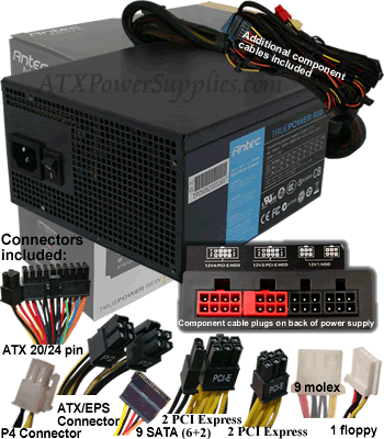 Antec TruePower TP-650 650 Watt Power Supply