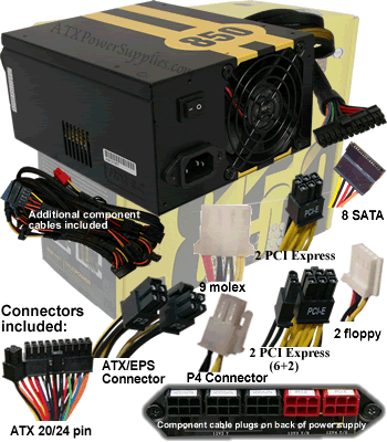 Antec TruePower Quattro TPQ-850 850 Watt Power Supply