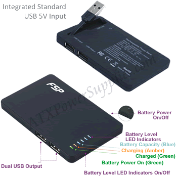 FSP iON C2200 2200mAh Universal Mobile Power Pack