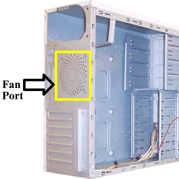 computer case fan port