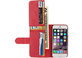 Black Iphone 6 Textured Leather Wallet Case